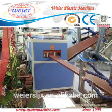 European style polymer wood plastic extruder machine , wpc compound decking wall cladding fence production machine line